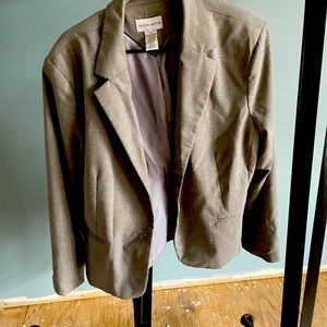 Grey suit jacket